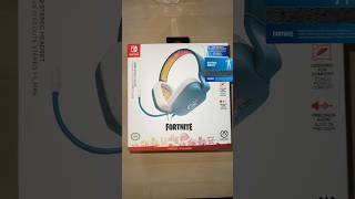 Fortnite Nintendo Switch Headset Unboxing Glyphic Emote Code [upl. by Pasahow]