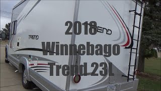 2018 Winnebago Trend 23L 24 ft Class B campervan RV [upl. by Ynnam]