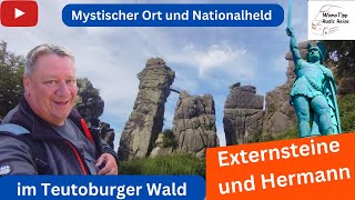 Externsteine und Hermannsdenkmal  Tour im Teutoburger Wald  Mystischer Ort und Nationalheld [upl. by Yelraf]