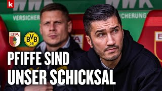 Sahin zu BVBPleite quotSo kannst du in der Bundesliga kein Spiel gewinnenquot  Augsburg  Dortmund 21 [upl. by Nyved]