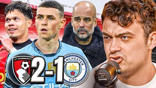 MAN CITY LOSE 21 TO BOURNEMOUTH REACTION [upl. by Prestige]