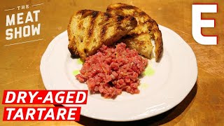 Raw DryAged Beef Tartare is the Best Start to a Beef Feast at Hawksmoor — The Meat Show [upl. by Yenor]