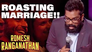 quotWhy do you think your marriage is failingquot  ROASTING A MARRIED COUPLE  Romesh Ranganathan [upl. by Kirk]