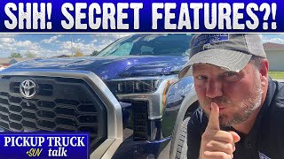 Most Owners Dont Know About These 2022 Toyota Tundra Secret Features [upl. by Aneev]