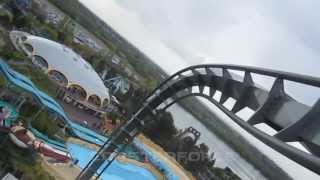 The Swarm Left Front Seat onride HD POV Thorpe Park [upl. by Emorej]