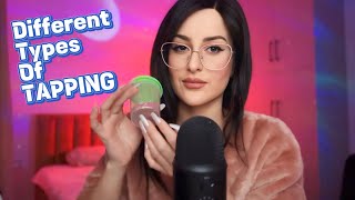 Greek Asmr  Tapping in different ways and items ❤️ [upl. by Ativ]