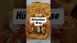 Gesundes Rezept LowCarb High Protein  viraler Hüttenkäse Wrap [upl. by Arihas]