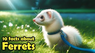 Ferrets as Pets  10 Facts about cute Ferrets [upl. by Ylim]