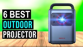 TOP 6 Best Outdoor Projectors 2024  Outdoor Projector  Review amp Comparison [upl. by Thalassa]