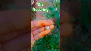 Diy nose ring [upl. by Nanon]