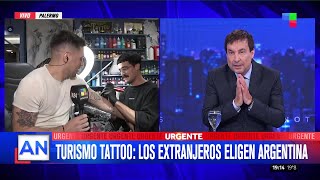 TURISMO TATTOO  Los extranjeros eligen Argentina para tatuarse quotEs como un recuerdoquot 🇦🇷 [upl. by Robi701]