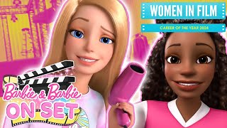 Barbie Career of the Year Women in Film 🎥 Barbie And Barbie On Set  FULL EPISODES 1 amp 2 [upl. by Kowalski]