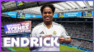 WELCOME ENDRICK  AMAZING PRESENTATION AT BERNABÉU [upl. by Macmahon]