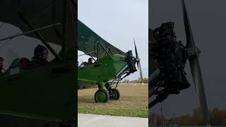 Polikarpov PO2 Soviet biplane Engine start [upl. by Eycal]