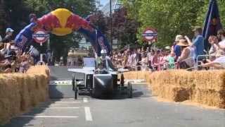 Best Crashes Red Bull Soapbox Race 2013 London [upl. by Norvall]