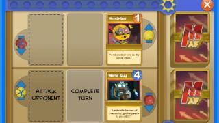 Poptropicon Island Episode 2  Mighty Action Force Card Game Cheats [upl. by Atteuqihc]