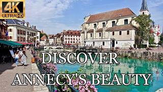 Discover Annecy from the Sky Mesmerizing 4K Aerial Views [upl. by Bainbrudge]