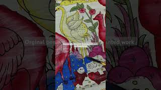 Pen kalamkari sarees penkalamkari kalamink srikalahasti saree handloom youtubeshorts ytshorts [upl. by Brenton]