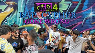 Rap Cypher Gone Extremely Wrong 😵‍💫🤯MTV HUSTLE SEASON 4 delhirapper hiphop freestyle [upl. by Ellahcim]