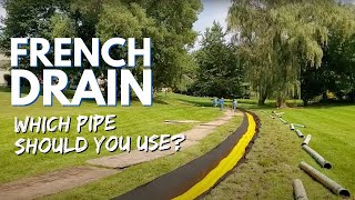 Why Corrugated Perforated Pipe is Better in a French Drain Application [upl. by Gold]