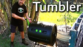 Compost Tumbler Review amp Would I Buy Another One [upl. by Ellirehs]