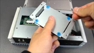 Axiomteks eBOX630100 DRAM amp HDD Installation [upl. by Ellerahc977]