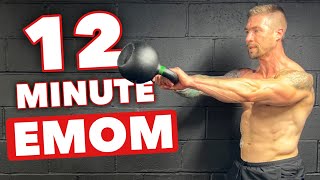 12 Minute Kettlebell EMOM  Follow Along [upl. by Spindell]