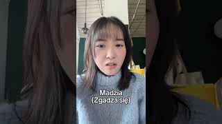 Ania na nie Madzia na tak 😎 językkoreański korean koreanlanguage [upl. by Ranit]