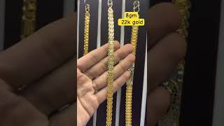 8gm men gold bracelet shagun jewellers SHAGUNJEWELLERSMUMBAI [upl. by Gaither165]