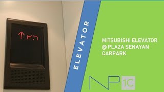 Mitsubishi Scenic Elevator Lift  Plaza Senayan Car Park Indonesia [upl. by Suivatnod]