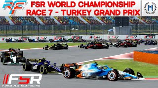 rFactor 2 Formula SimRacing World Championship Race 7  Turkey Grand Prix [upl. by Bidle743]