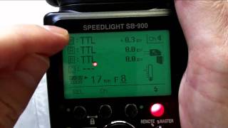 Nikon SB900 Flash MasterCommander Settings [upl. by Ecineg]