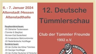 12 Deutsche Tümmlerschau  Teil 12 6  7 Januar 2024 [upl. by Ellis152]