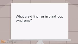 What are the symptoms of blind loop syndrome [upl. by Veradia]