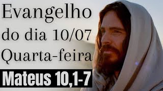 Evangelho do dia com reflexão Quartafeira 1007 Mt 1017 [upl. by Hallagan]