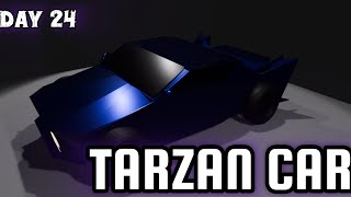 TARZAN THE WONDER CAR in BLENDER 3D [upl. by Keen]