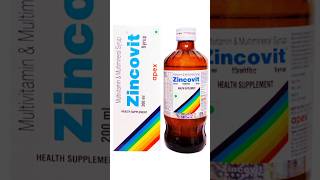 Review on zincovit syrup telugu food supplements immunitybooster [upl. by Cirala]