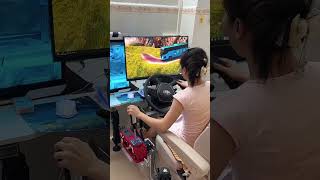 Realistic bus driving setup shortsvideo [upl. by Mikaela972]