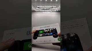 BackBone Unboxing Xbox Gamepass Call Of Duty Black Ops 6 Cloud X Gaming Inside Xshorts callofduty [upl. by Salita]