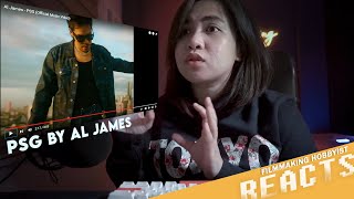 Al James  PSG Official Music Video  Reaction [upl. by Leumas122]