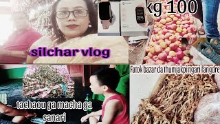 silchar vlog  fatok bazar da thumjakpi ngari fangktre🙄 online da gi pot lake🌷 [upl. by Jeuz175]