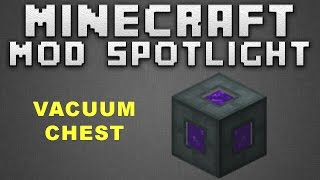 Minecraft  ENDER IO  Vacuum Chest  1710 [upl. by Alliuqal]