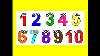 learn the counting from 1 to 10  write numbers for kids [upl. by Vale]