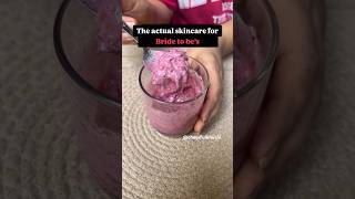 CURD Recepie for HealthyGlowing skin💯😍 skincare ytshorts glowingskin shorts viralvideo [upl. by Eetsim]