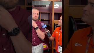 Inside the Commanders locker room with tight end Zach Ertz [upl. by Ellissa]