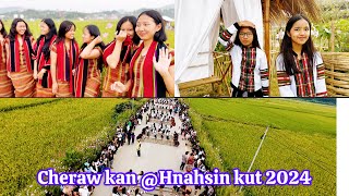 Champhai Phai phei ah Cheraw an kan e Hnahsin kut 2024 [upl. by Fellows144]