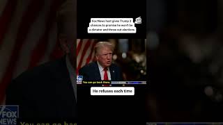 Trump Refuses to Dispel Dictator Concerns in Fox News Interview [upl. by Aeriela327]