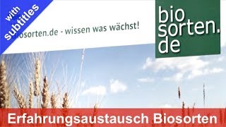 biosortende  Die neue Wissensplattform für Sorten im Ökologischen Landbau [upl. by Yokum]