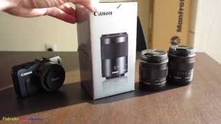 Canon EFM 55200mm f4563 IS STM  unboxing amp sample pictures Dubai [upl. by Eenhat566]