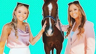 The Worlds CUTEST Horse Acro Dance Performance and More  The Rybka Twins [upl. by Sirehc]